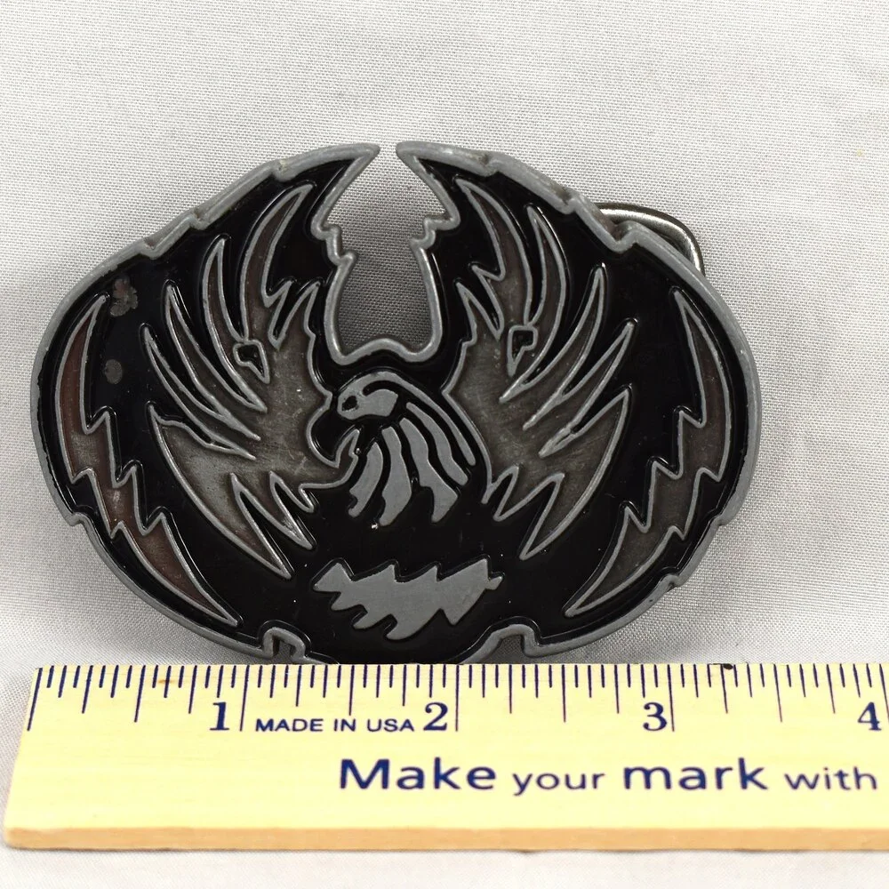 Vintage Belt Buckle Rare American Bald Eagle Punk Goth‎ Gift